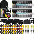 120 Pcs Mini Tape Screwdriver Keychain Set Christmas Men Gifts Bulk Adult Party Favors Multitool Pen Card Tool Measuring Keychains Stocking Christmas Stuffers for Men Dad (Yellow,Black)