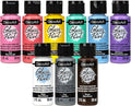 DecoArt Acrylic Glass Paint Set – Pastel Colors, 9 Bottles – Opaque Art and by DecoArtAcrylicPaintCraftSupplies
