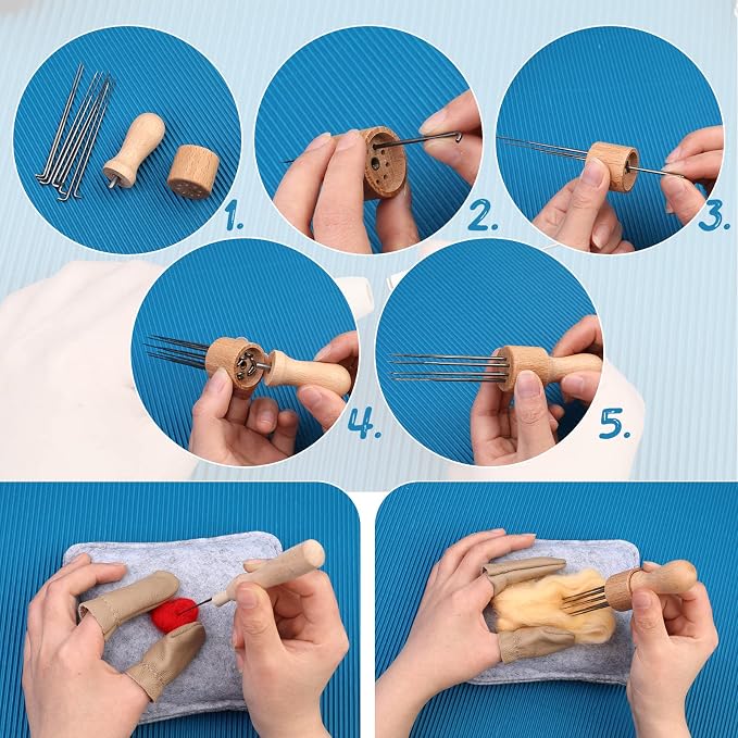IMZAY Needle Felting Kit, Needle Felting Starter Kit - Image 4