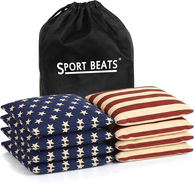SPORT BEATS Cornhole Bags Set of 8 by SPORTBEATS