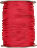 The Paracord Store | Type III 550 Paracord - 250 FT Spool, Imperial Red | Heavy Duty 7 Strand Tactical Paracord - USA Made Nylon Outdoor Parachute Cord for Camping, Fishing & More - Survival Cord