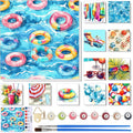 Nezyo 12 Sets Paint by Numbers Kit by Nezyo