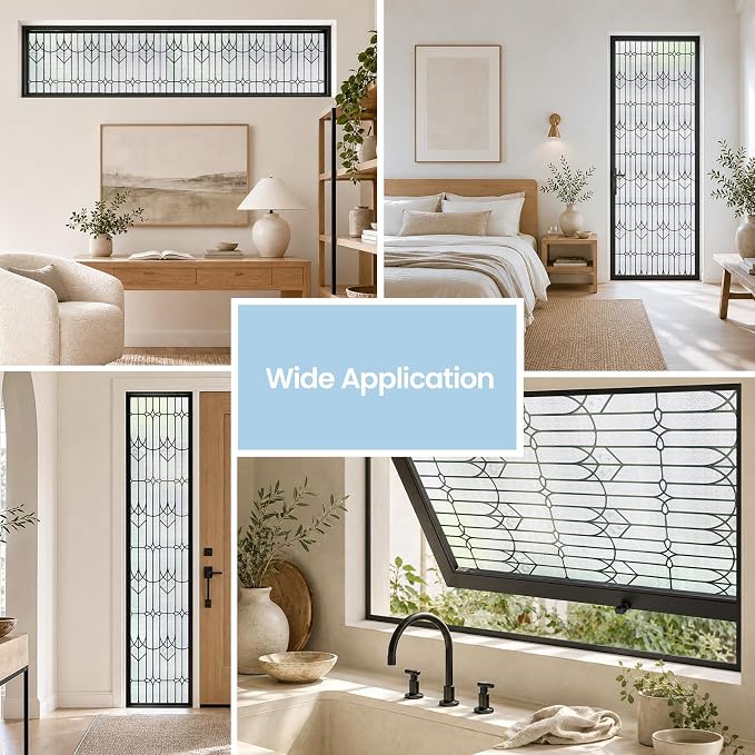 3D Stained Glass Window Film, Decorative Window Privacy Film - Image 5