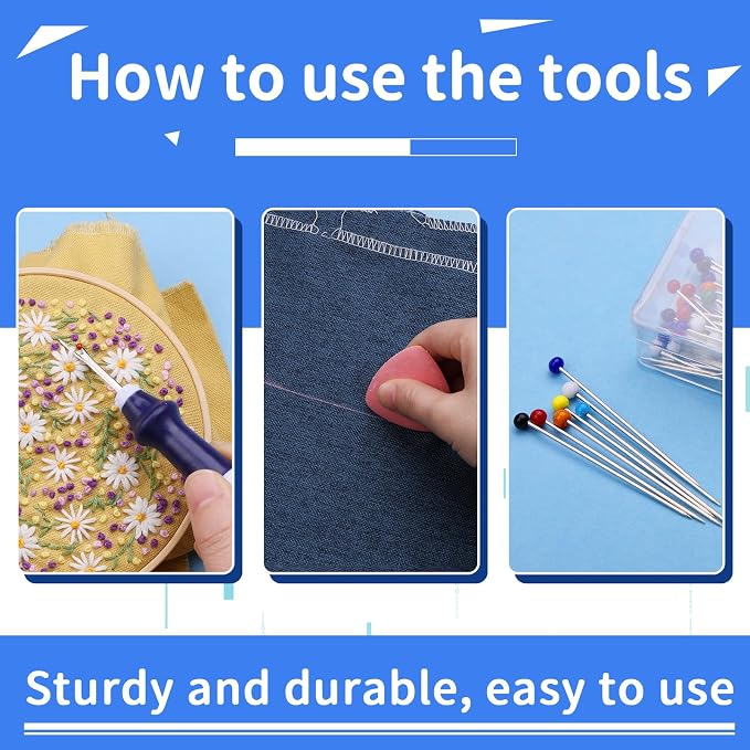 SOCNITC 65Pcs Stitch Remover Tool Kit Seam Ripper - Image 6