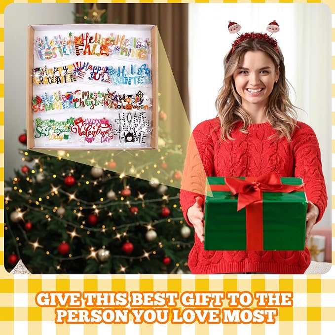 YooNotee 12 Sets Interchangeable Seasonal Diamond Art Tabletop Decorations - Image 5