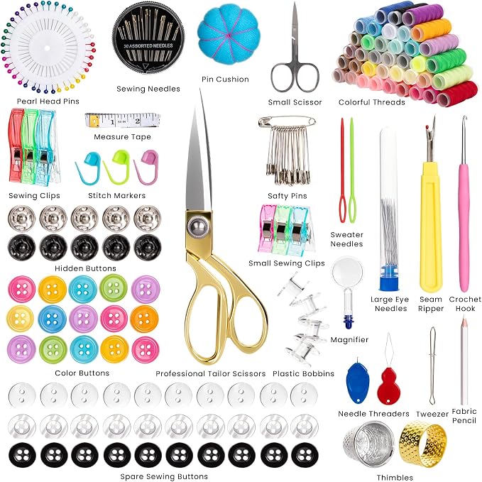 Sewing Kit for Adults, Upgraded Beginner Sewing Kit - Image 4