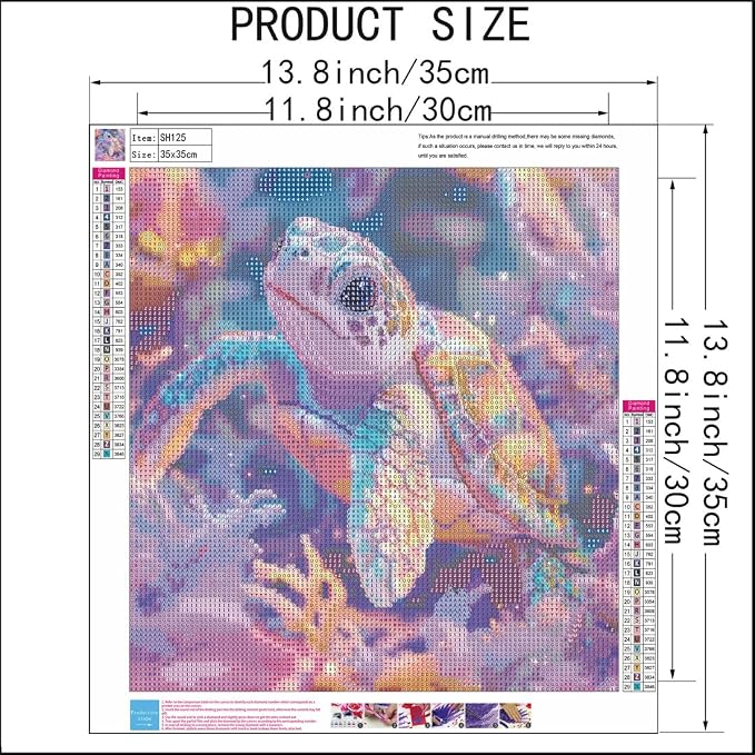 SHICERNHJ Sea Turtle Diamond Art Kits - Image 5