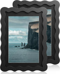 5x7 Wavy Picture Frame With Mat by Unknown
