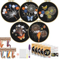 ERKOON 5 Sets Embroidery Kit for Beginners by ERKOON