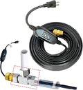 MAXKOSKO Pipe Heat Cable for Drinking Water Supply, CSA Certified Self Regulating Heater Inside Water Pipes, Safe for Use with Metal and Non Metal Pipes, 45Ft 120V