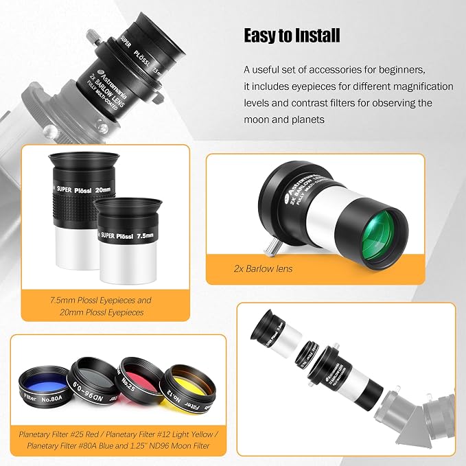Astromania 1.25 Inch Telescope Eyepiece Filter Kit - Image 6
