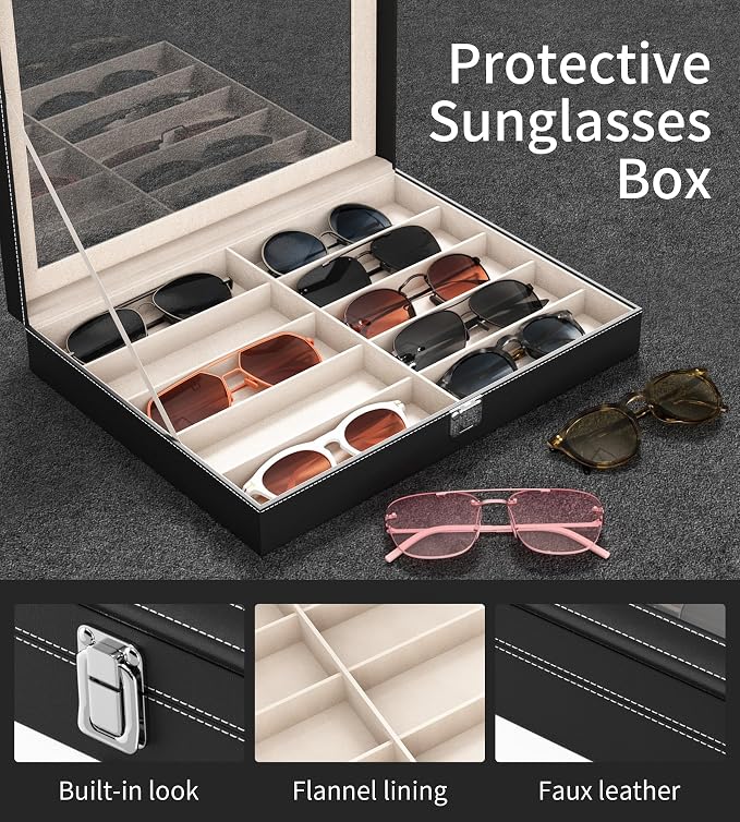 NEWLOOP 10/30 Slots Sunglass Organizer - Image 4
