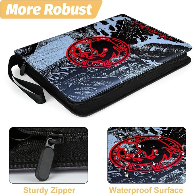 9 Pocket Card Binder, 720 Double Sided Pocket Trading Card Binder, Premium PU - Image 3