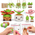 Mewaii Crochet Kit for Beginners, DIY Easy Knitting Kit by Mewaii