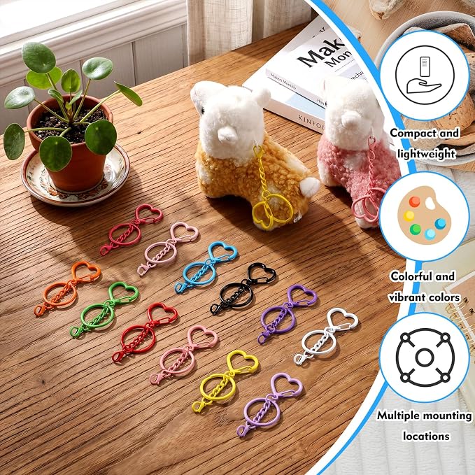 60 Pcs Colorful Swivel Snap Hook - Image 4