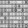 Augshy 56 Pack Mandala Stencils by Augshy