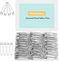 Huhuhero 200Pcs Safety Pins for Clothes, 2.2 inches Large Heavy Duty Safety Pins by Huhuhero