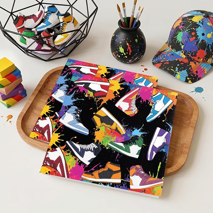 40Pcs Sneaker Ball Party Decorations Napkins Sport Themed Birthday Party - Image 5