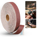 Emery Cloth Roll,60 Grit Continuous Sandpaper Roll 1" x 82 Feet Sandpaper Roll for Wood Furniture Finishing Metal Sanding Automotive Polishing