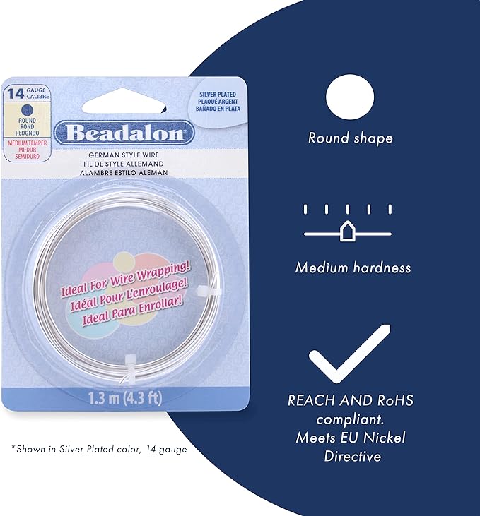 Beadalon German Style Wrapping Wire, 24 Gauge, 198 ft - Image 2