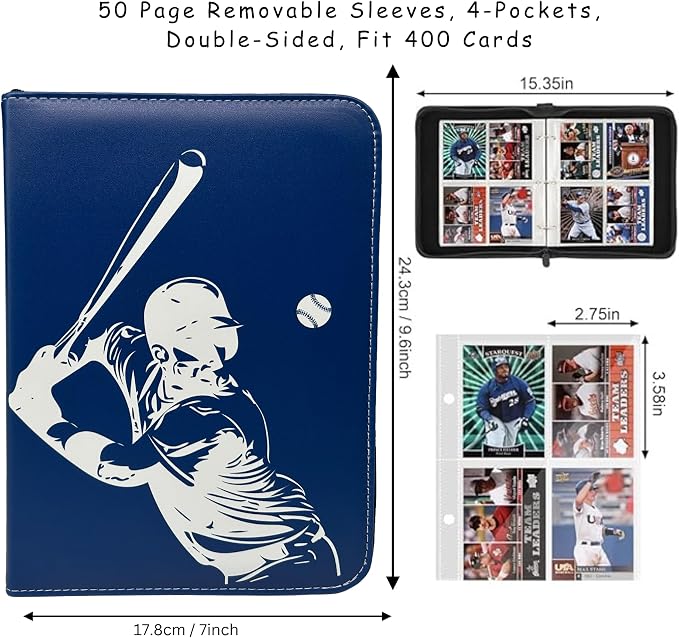 Baseball Card Binder, Trading Card Album - Image 6