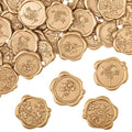 WSICSE Wax Seal Stickers, 60 Pack, Light Gold, 4 Styles | Self-Adhesive by WSICSE
