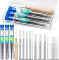 Yizzvb 30 PCS Needle Felting Needles, 3 Sizes Wool Felting Needles, Needle by yizzvb