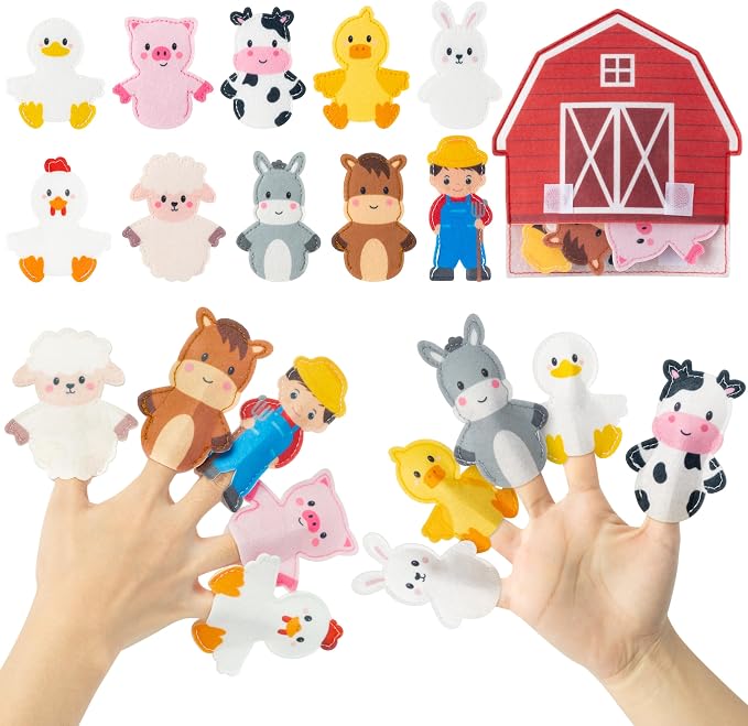 COcnny Farm Animal Finger Puppets by COcnny