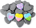 Simetufy 15 Pcs Heart-Shaped Rocks by Simetufy