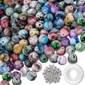 500pcs Craft Beads for Jewelry Making, for Bracelets Making, Space Acrylic by QUEFE