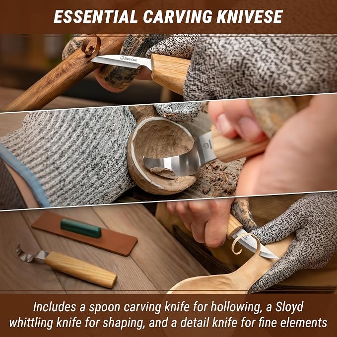 BeaverCraft S13 Wood Carving Tools Set - Image 4