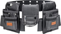 Tool Belt,12 Pockets Tool Belts for Men, Heavy Duty Carpenter/Construction/DIY'er/Electrician .Double layer thickened polyester fiber with waterproof coating.