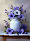GXGLLPZBY Painting by Numbers for Adults Beginner, Flower Adult Paint by Number by GXGLLPZBYZBYHW