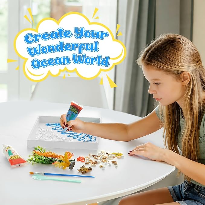 DIY Ocean Painting Kit, DIY Mosaic Arts and Craft Kits - Image 2