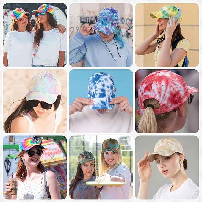 Syhood White Baseball Cap Blank Hat - Image 2