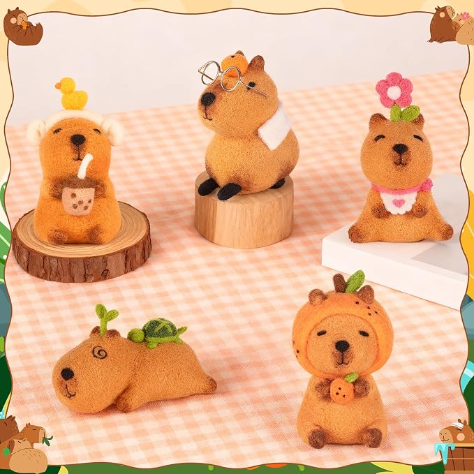 Capybara Needle Felting Kit - Image 4