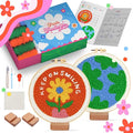 yuegool 2PCS Punch Needle Decoration Kit, Easy DIY Punch Needle Embroidery Kit by Unknown