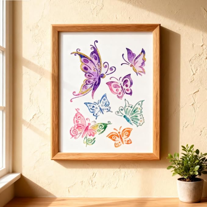TIAMECH A4 Reusable Butterfly Stencil - Image 2