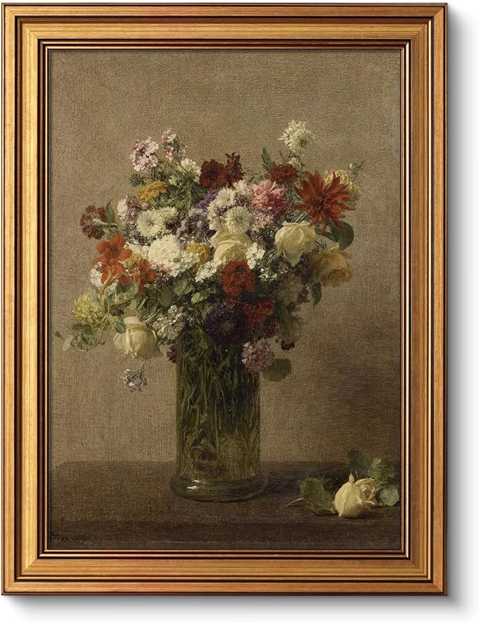 VIYYIEA Vintage Gold Framed Wall Art by VIYYIEAART