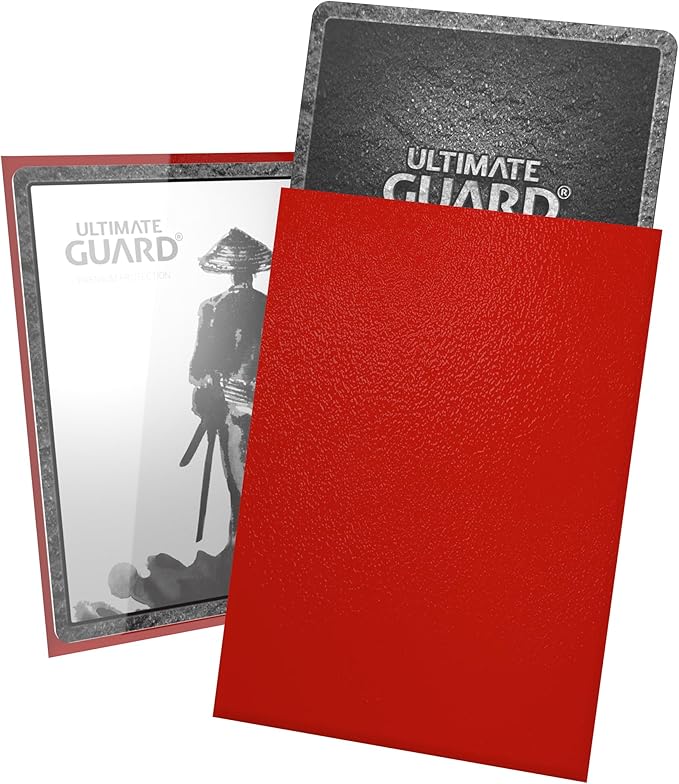 Ultimate Guard Katana Sleeves Japanese Size Red by UltimateGuard