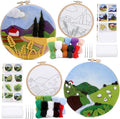 Needle Felting Kits Beginners, DIY Wool Needle Felting Starter Kit, Needle Felt by Qmnnma