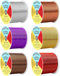Mandala Crafts 10 GA Purple Brown Red Assorted Anodized Aluminum Craft Wire | by MandalaCrafts