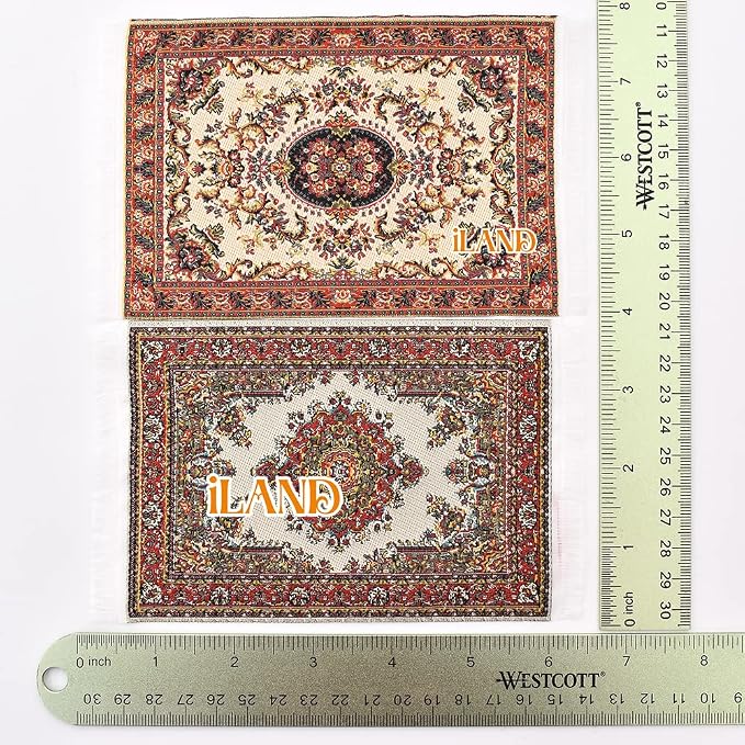 iLAND Miniature Dollhouse Accessories of Carpet - Image 6