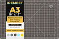 Premium Self Healing Cutting Mat 18'' x 12'', A3 Non-slip Sewing Mat by IDEMEET