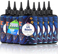 KISREL UV Resin 2000g，8 x 250g UV Resin Kit, Hard Type Crystal Clear by KISREL