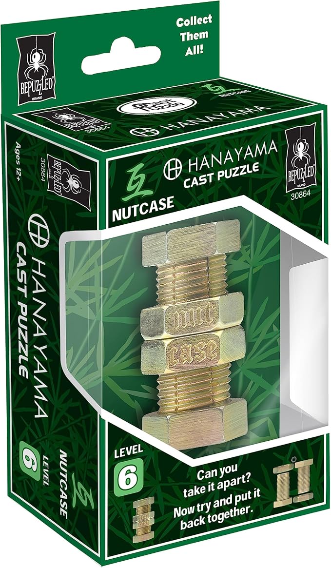 BePuzzled | Nutcase Hanayama Metal Brainteaser Puzzle Mensa Rated Level 6 - Image 7