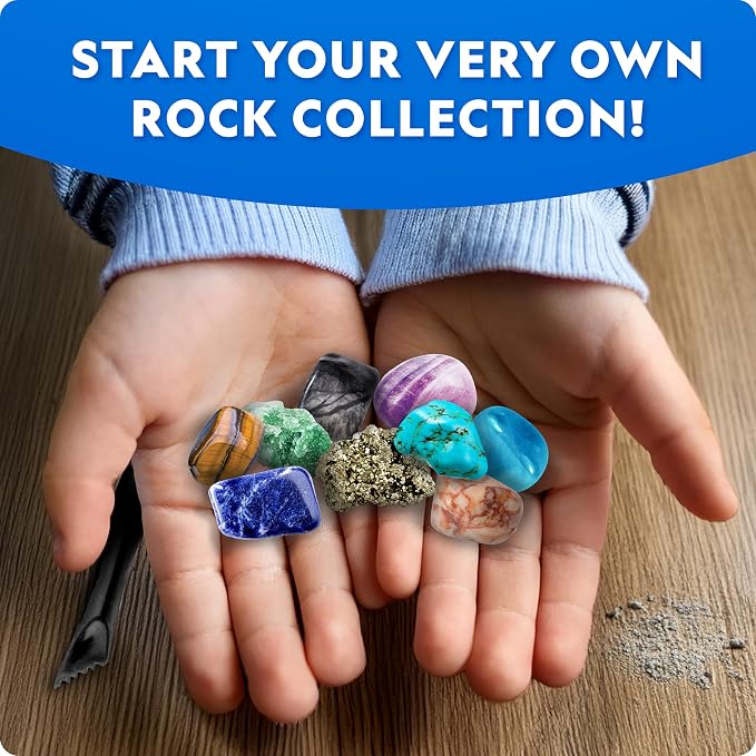 National Geographic Gigantic Gemstone Dig Kit – Excavate 100 Real Gems from a - Image 3
