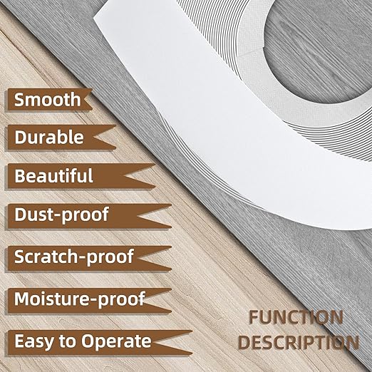 GSCIT Club White Melamine Edge Banding, 1/2 inch x 25ft Edge Banding with Hot Melt Adhesive Pre-glued Cabinet Edge Banding Flexible White Veneer Edging for Plywood