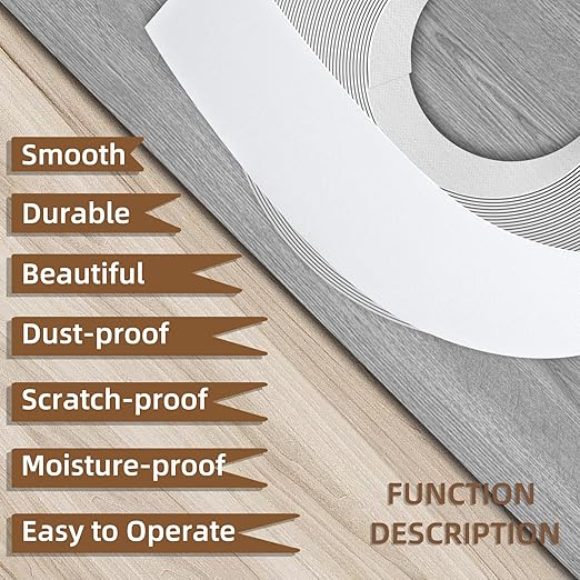 GSCIT Club White Edge Banding, 3/4 inch x 100ft Melamine Edge Banding with Hot Melt Adhesive Pre-glued Edge Banding Flexible Edging for Plywood Cabinet Furniture