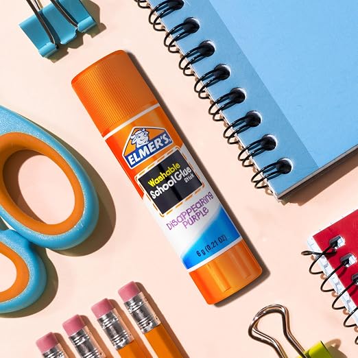 Elmer's Disappearing Purple School Glue Sticks, 6 Grams, Back to School - Image 5